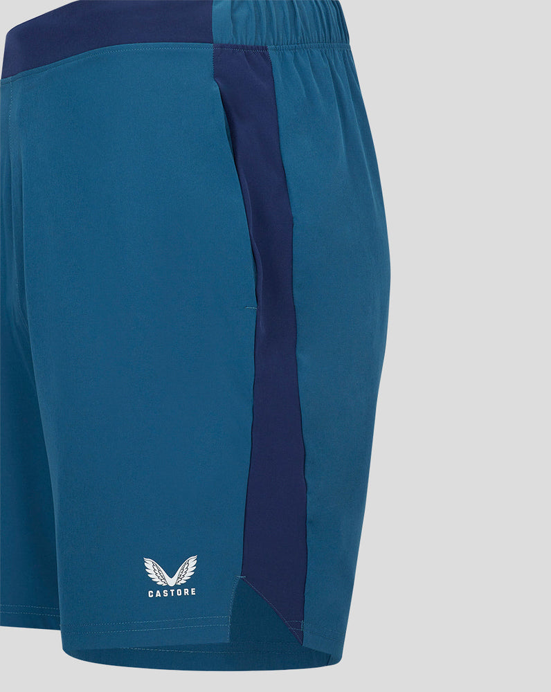 Men’s England Cricket Woven Training Shorts - Blue, Durable Woven Training Shorts for Men