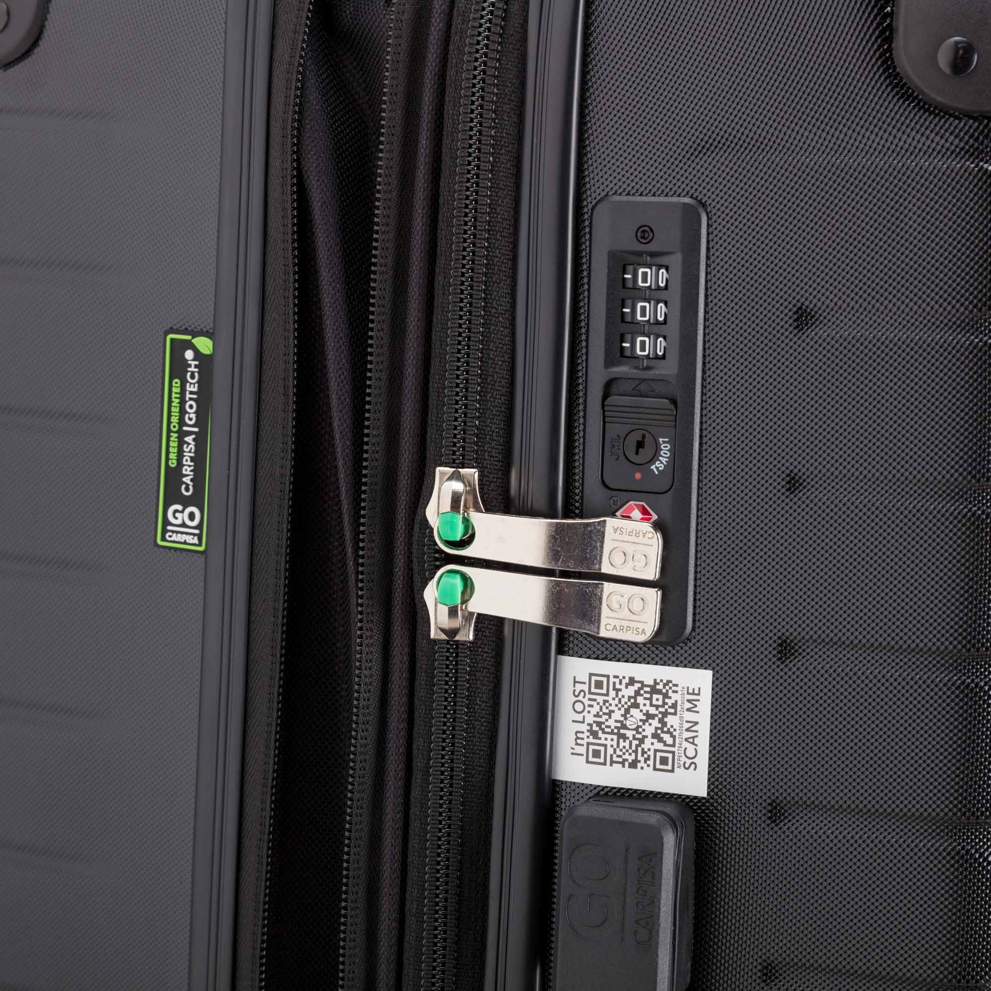 Hard Trolleys M-Gotech Green Single Size / Black