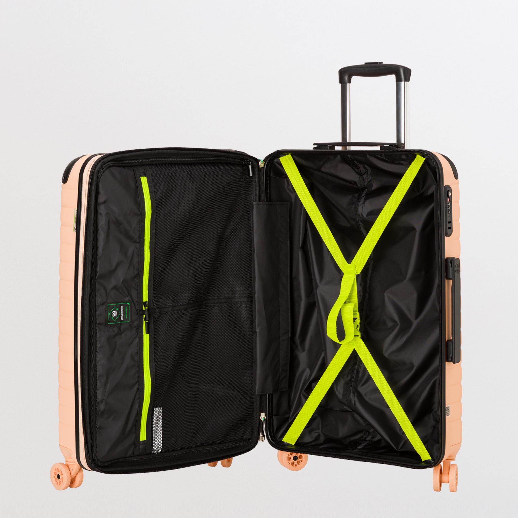 Hard Trolleys M-Gotech Green Fw Single Size / Peach