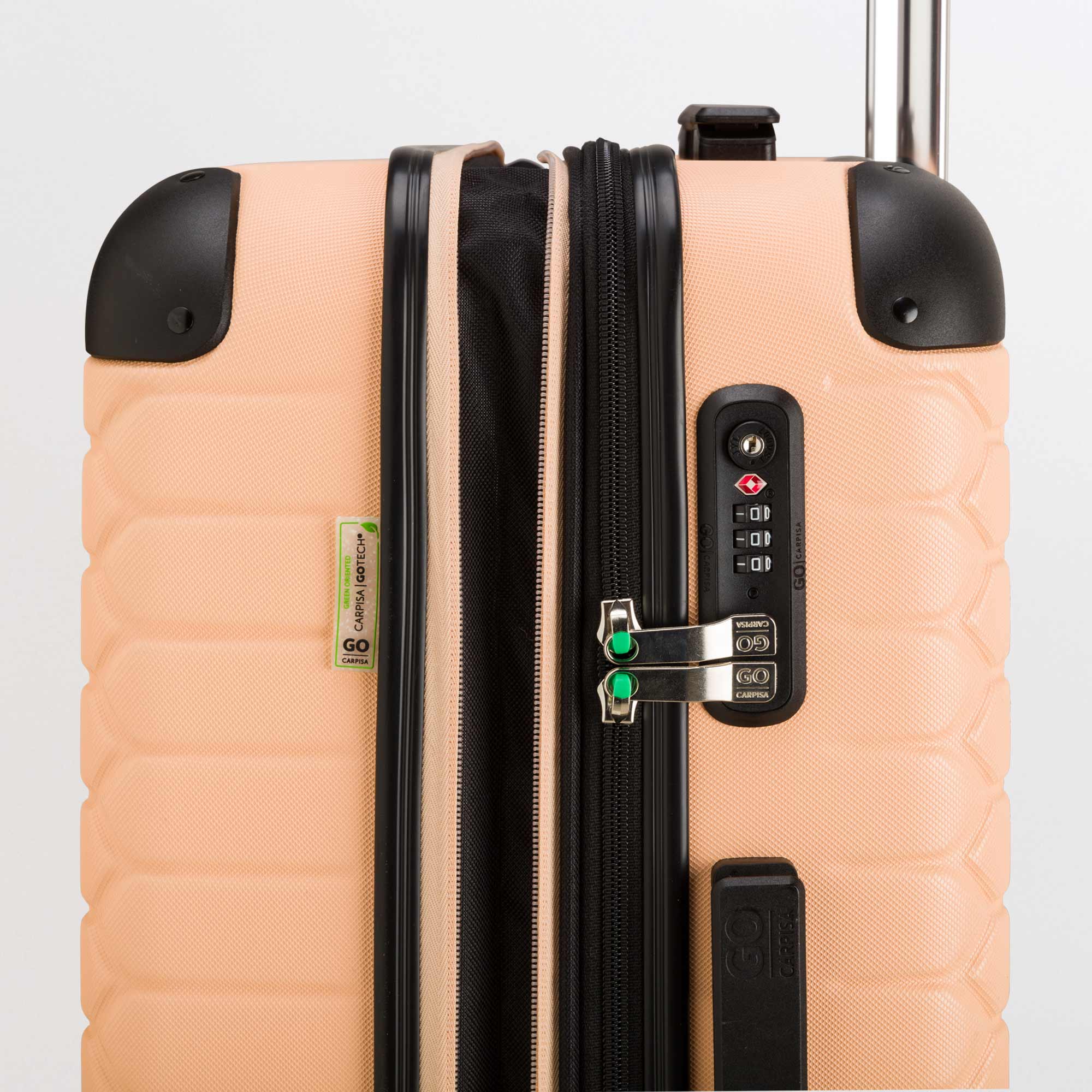 Hard Trolleys M-Gotech Green Fw Single Size / Peach