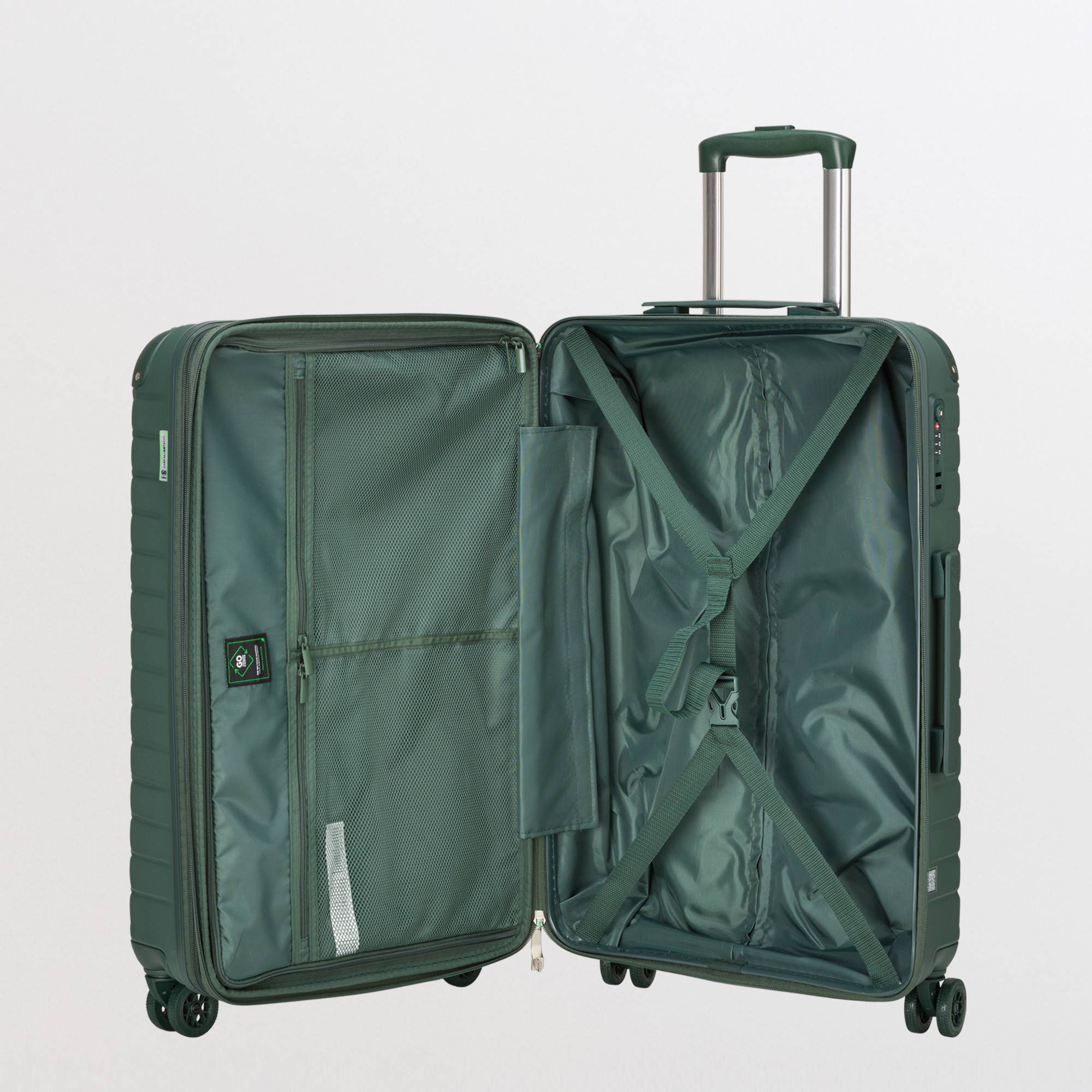 Hard Trolleys M-Gotech Green Single Size / Dark Moss