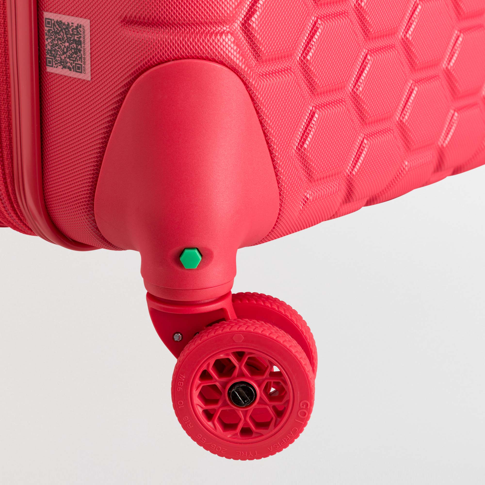 Hard Trolleys S-Gotech Green Single Size / Imperial Red