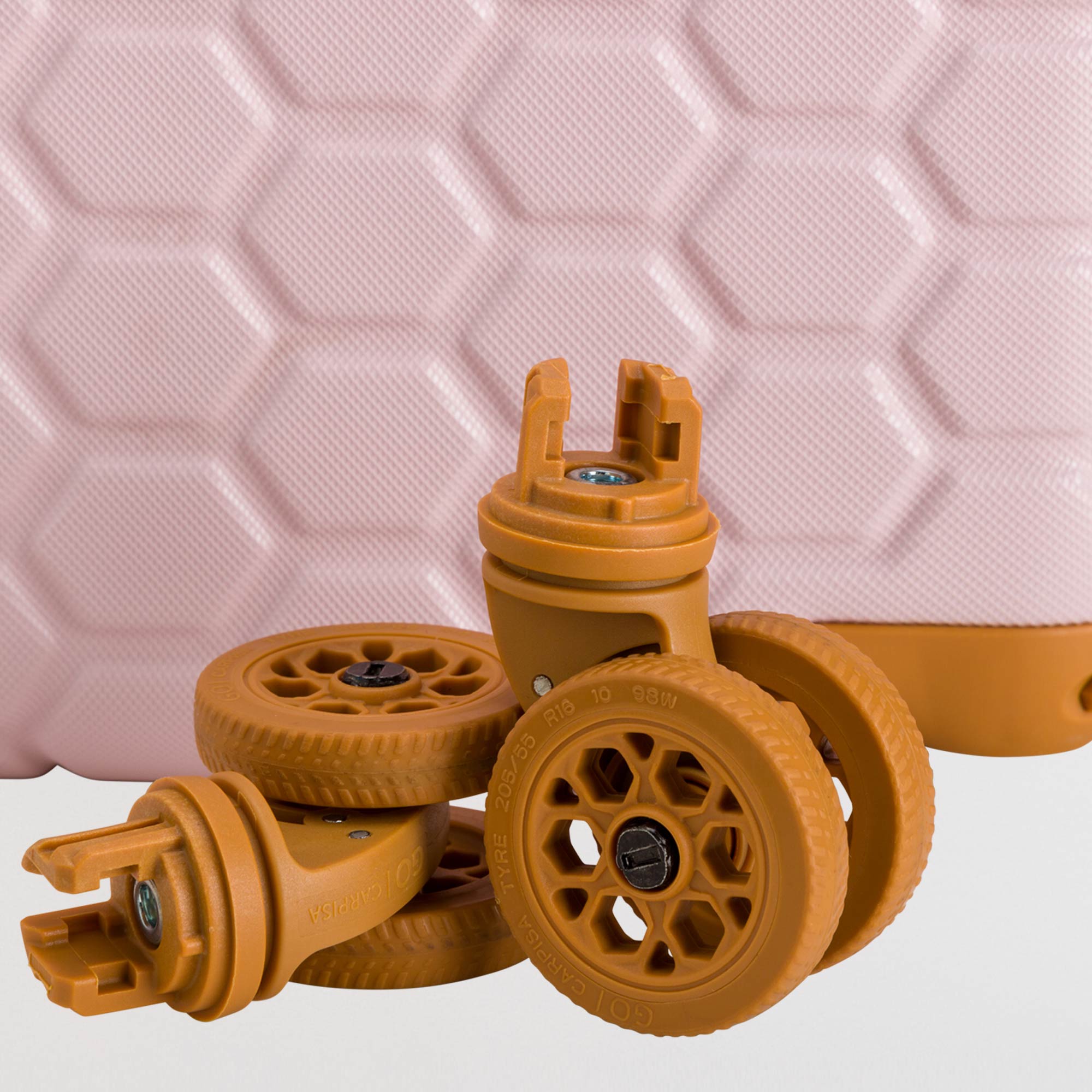 Hard Trolleys M-Gotech Premium Single Size / Soft Pink