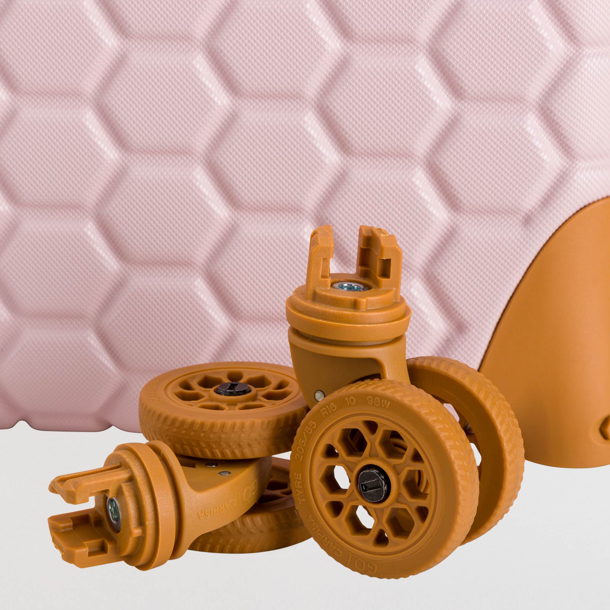 Hard Trolleys S-Gotech Premium Single Size / Soft Pink