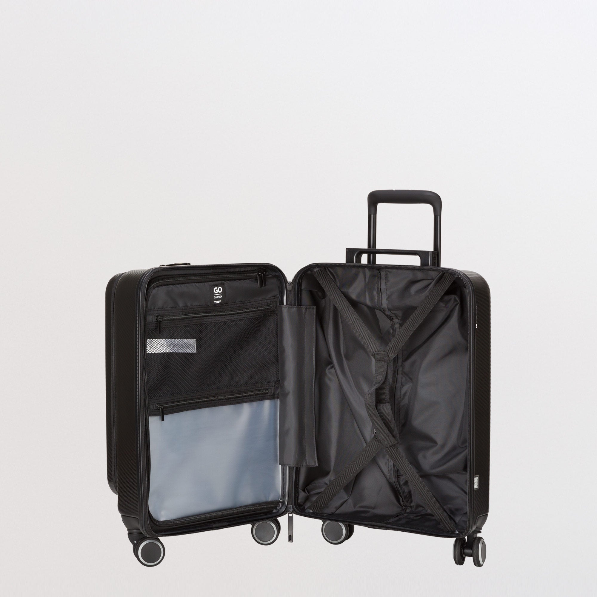 Hard Trolleys S-Carbonlux Go Luggage Single Size / Black