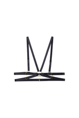 Playful Promises Aneta & Gold Elastic Body Harness