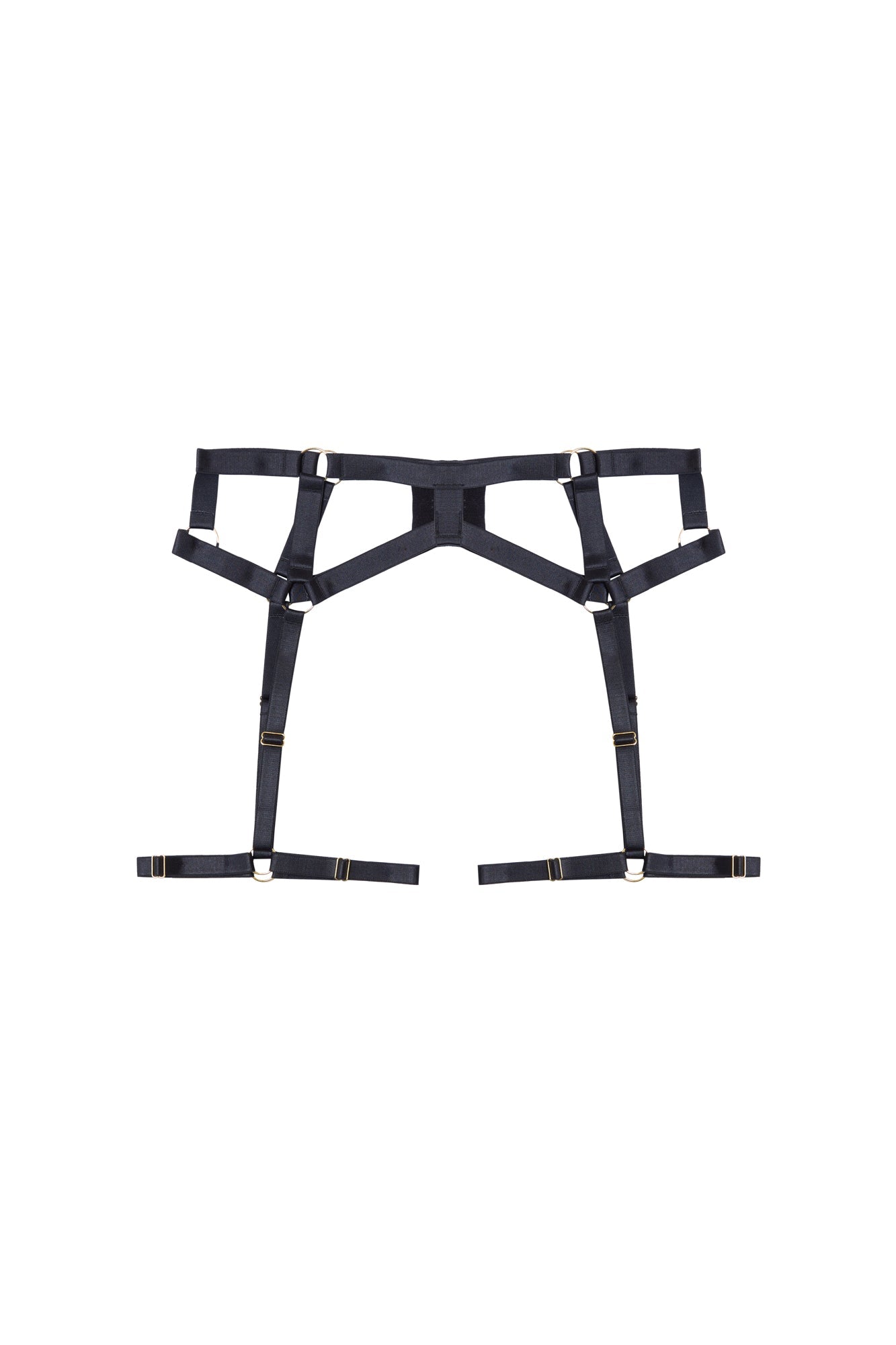 Playful Promises Aneta & Gold Elastic Suspender