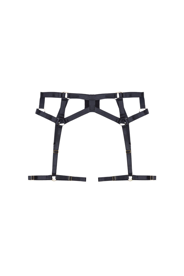Playful Promises Aneta & Gold Elastic Suspender