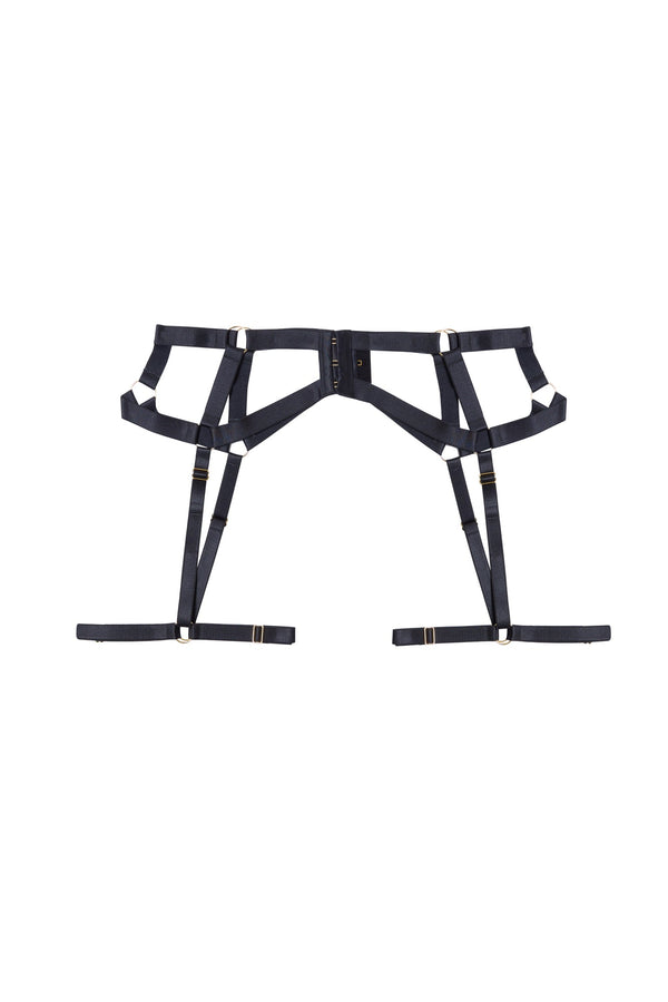 Playful Promises Aneta & Gold Elastic Suspender