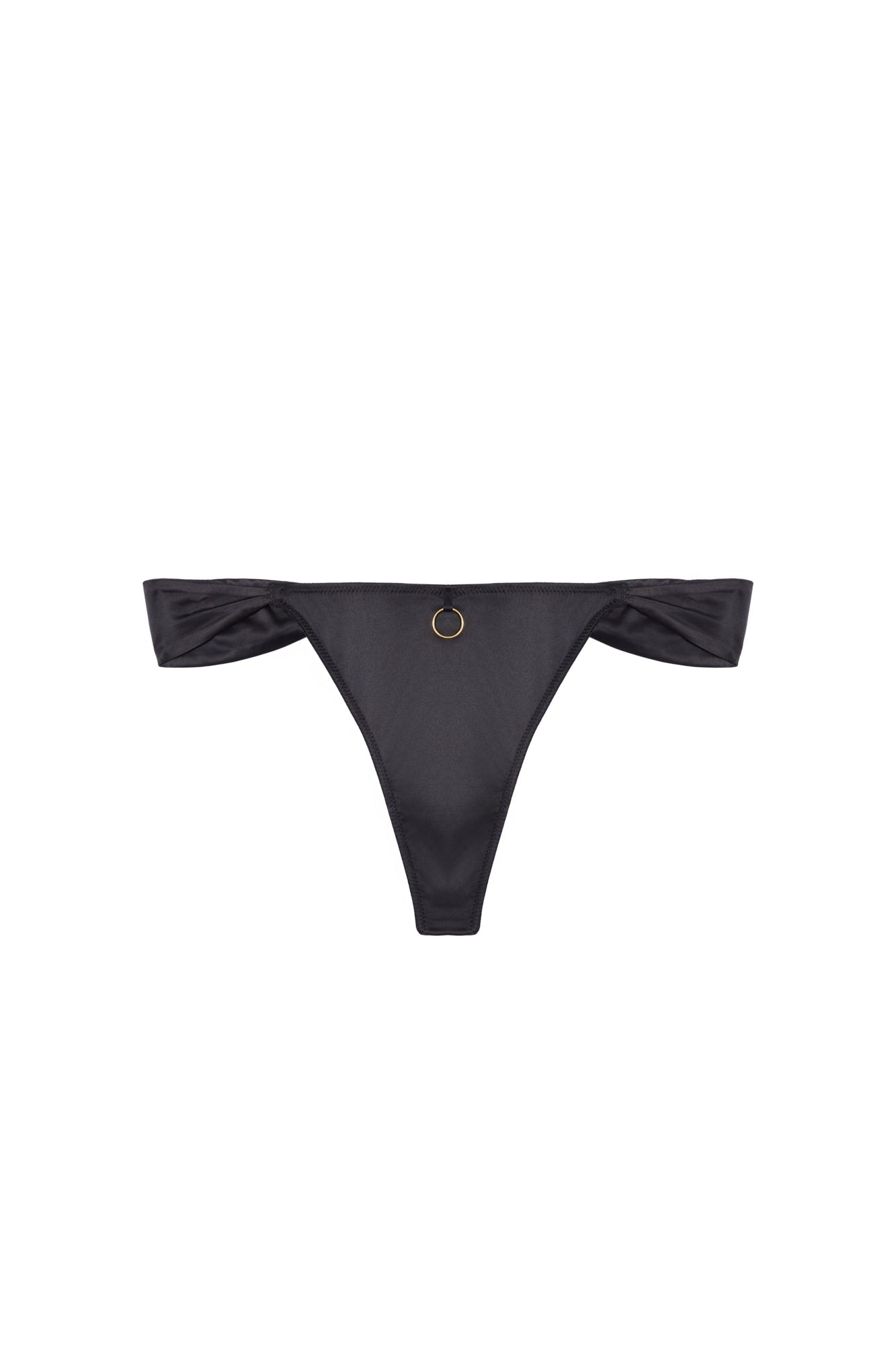Playful Promises Aneta & Gold Elastic Thong