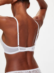 Knickerbox Alice Padded Plunge Bra White