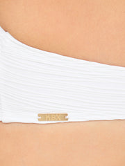 Ann Summers KBX Swim Crinkle Bikini Top White