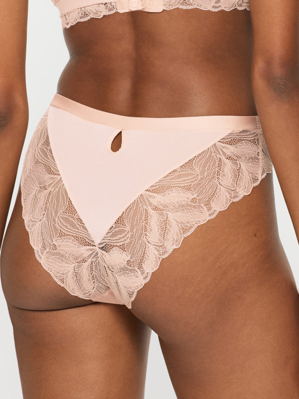 Knickerbox Harper High-Rise Brazilian Light Pink