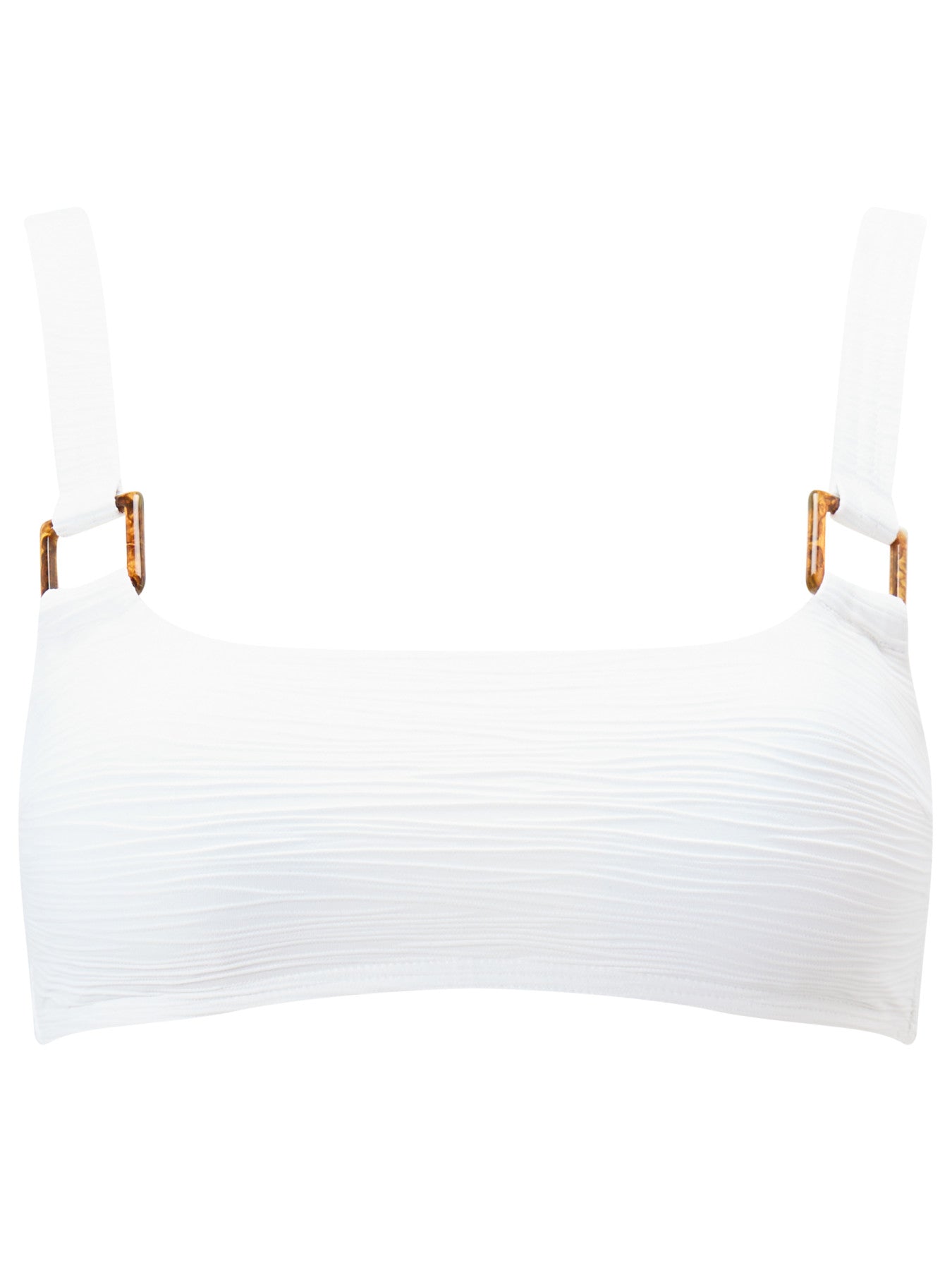 Ann Summers KBX Swim Crinkle Bikini Top White