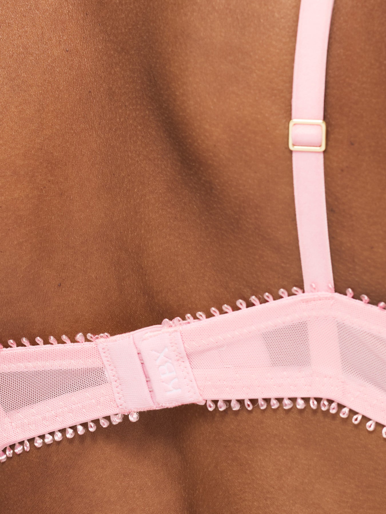 Ann Summers Lana Non-Pad Balcony Bra Light Pink