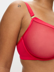 Ann Summers Zadie Non-Pad Plunge Bra Red