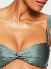 Ann Summers KBX Swim Solid Collections Bikini Top Khaki