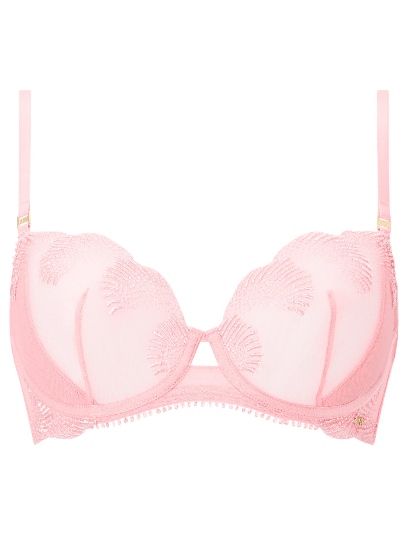Ann Summers Lana Non-Pad Balcony Bra Light Pink