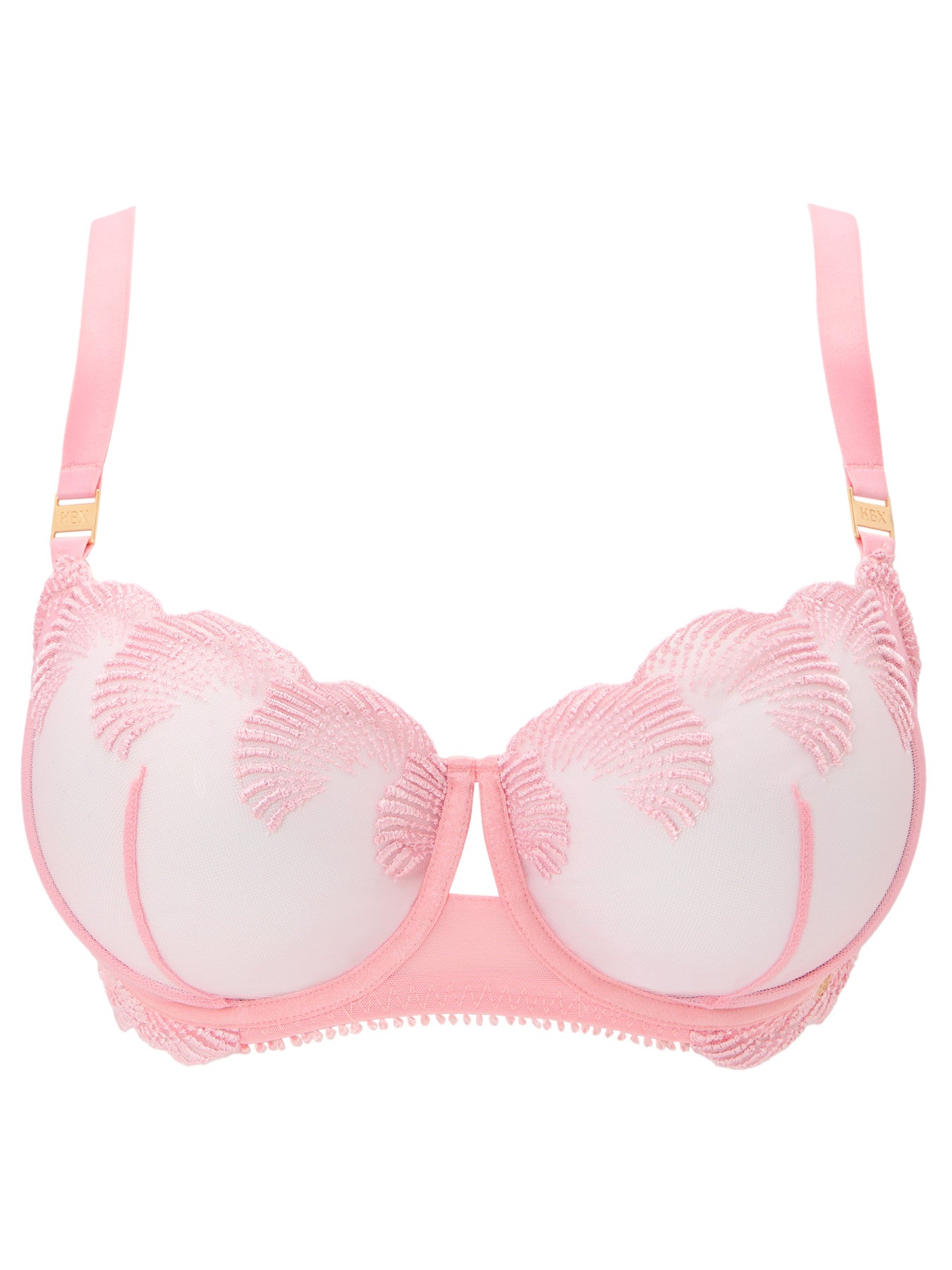 Ann Summers Lana Non-Pad Balcony Bra Light Pink