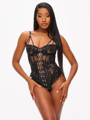 Ann Summers Boudoir Tease Crotchless Teddy