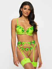 Ann Summers Caged Hibiscus Pad Plunge Bra
