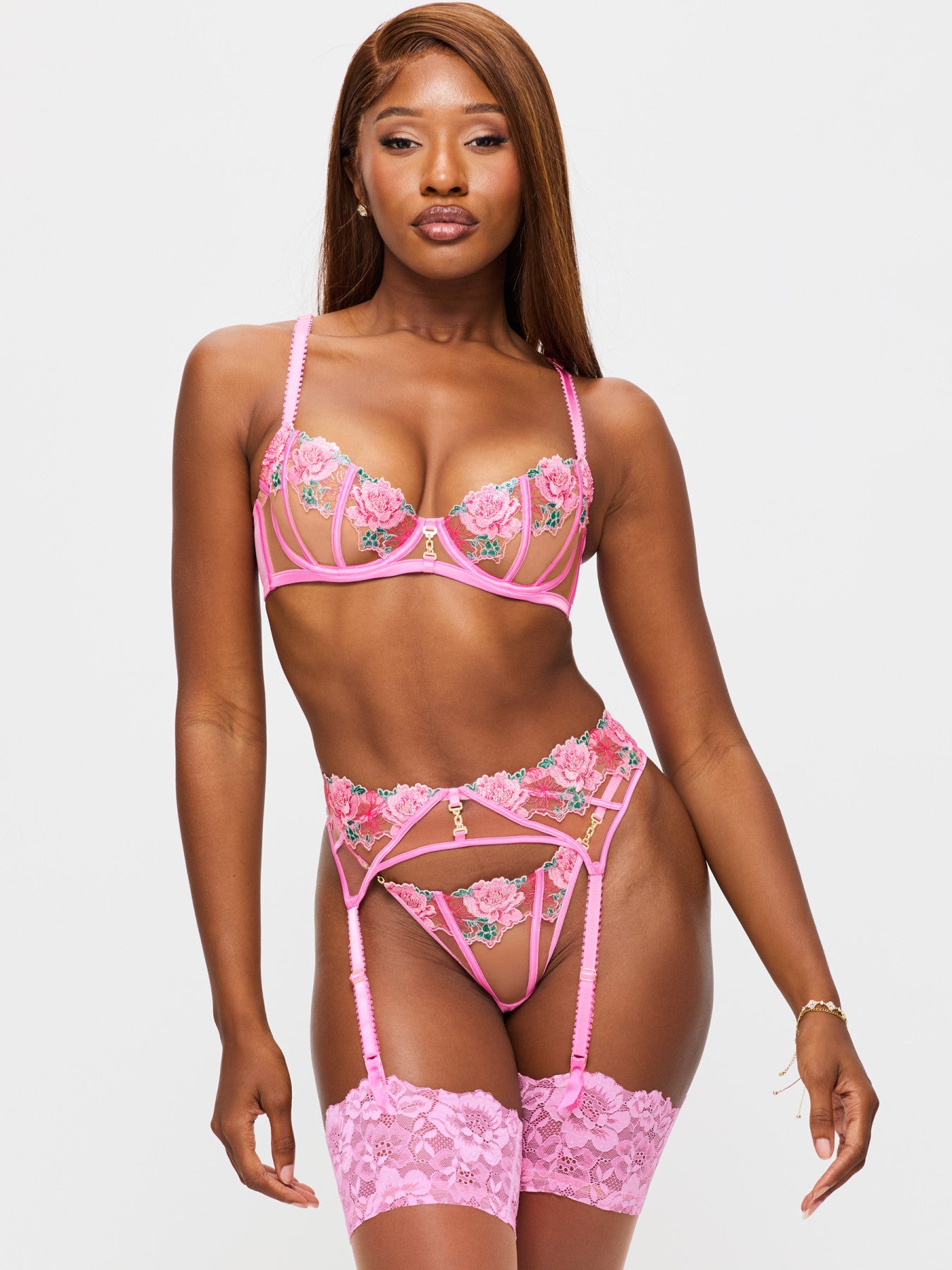 حمالة صدر Ann Summers Caged Rose بقصة بالكوني غير مبطنة