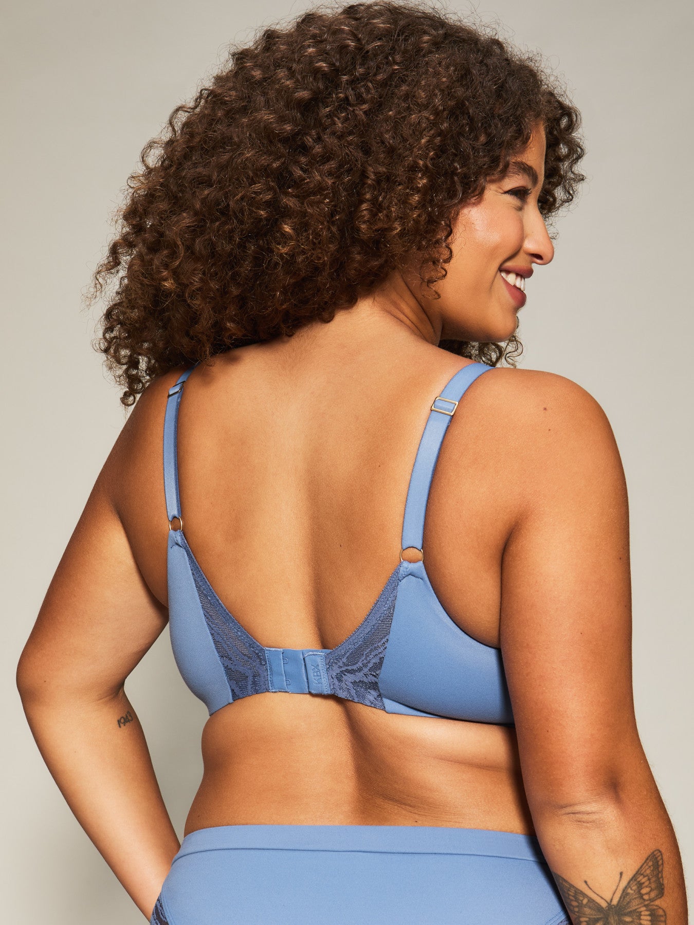 Ann Summers Charlotte Padded Plunge Light Blue