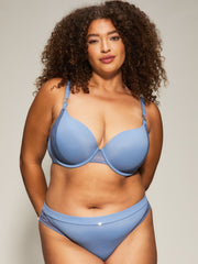 Ann Summers Charlotte Padded Plunge Light Blue