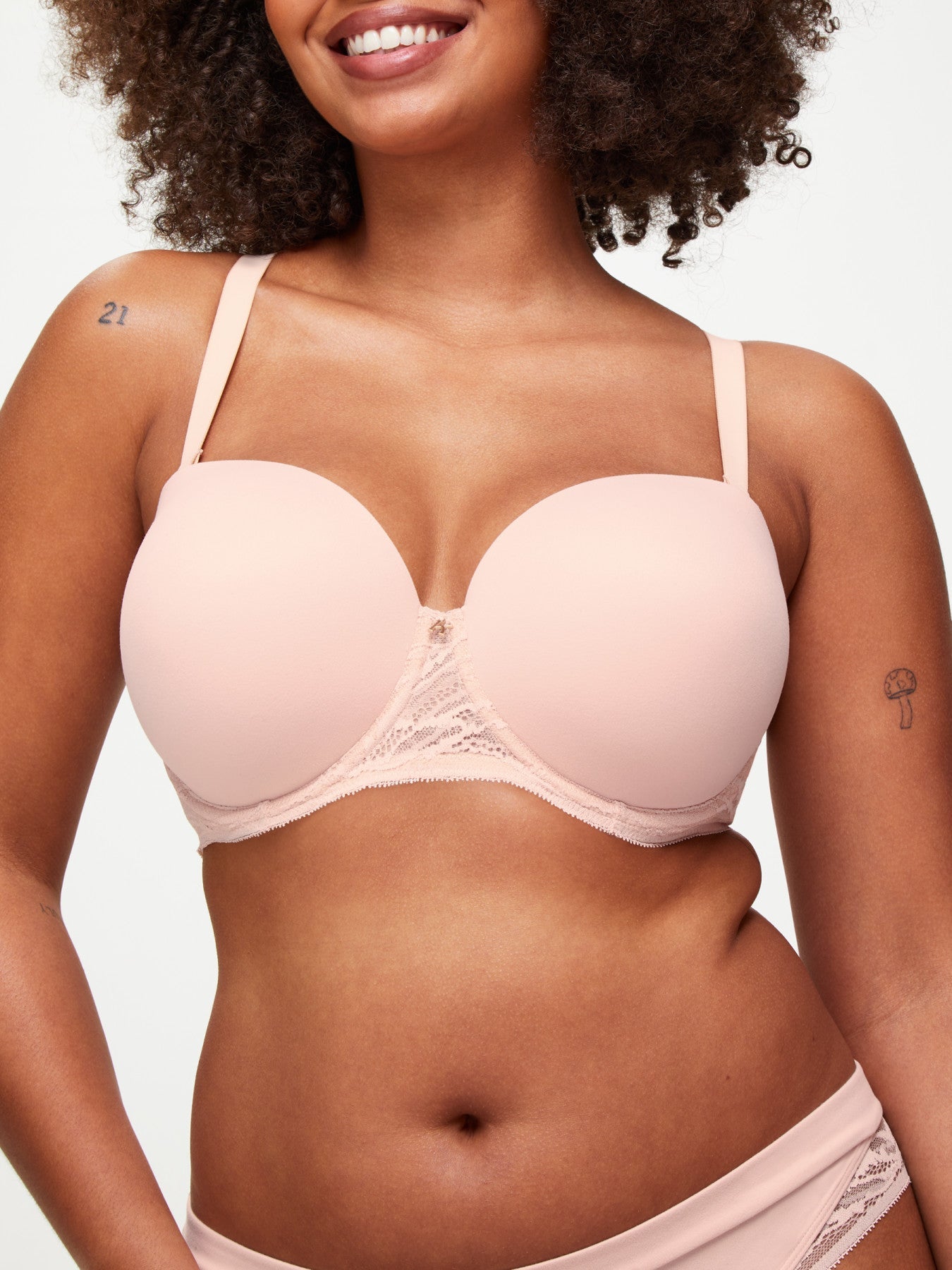 KBX Charlotte Padded Detachable Strap Bra