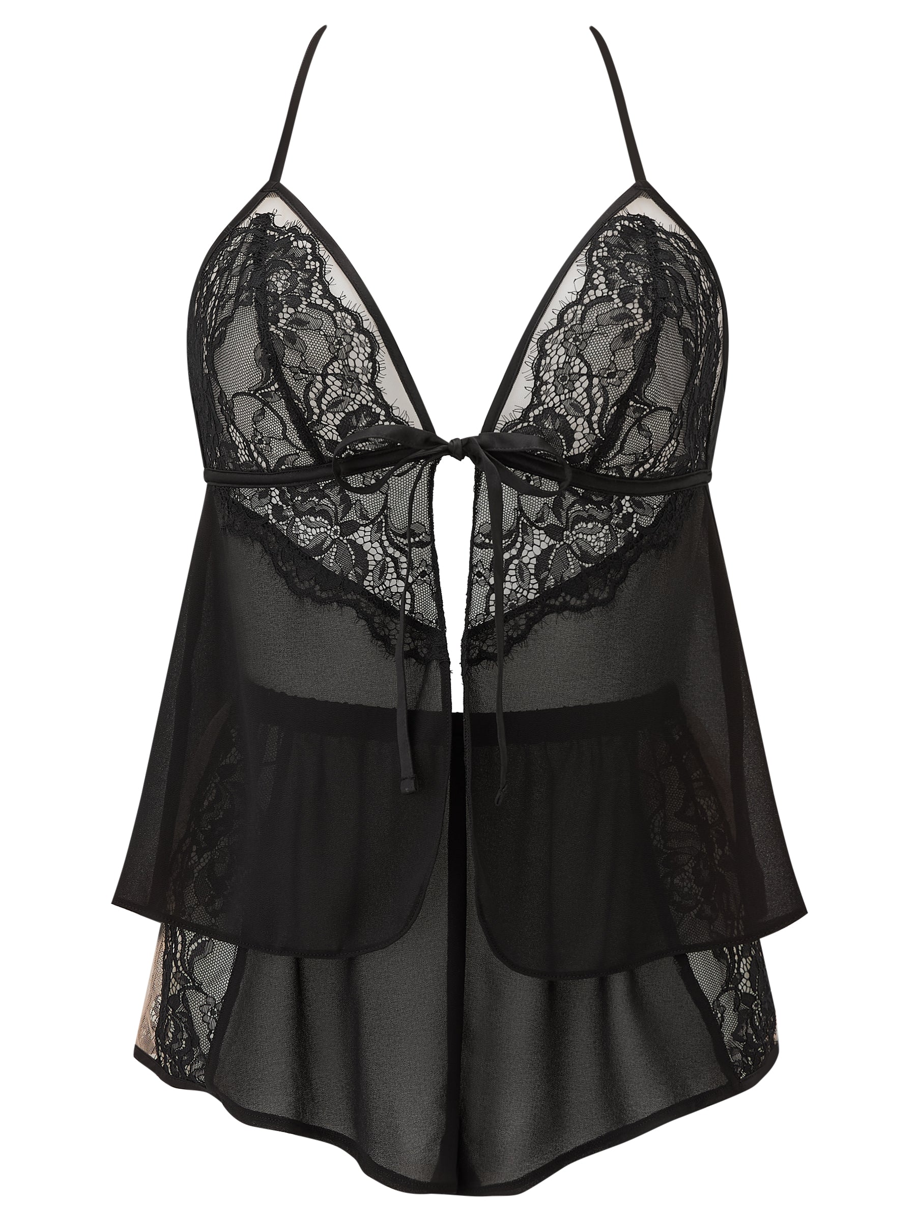 Ann Summers Enchanting Satin Cami Top & Shorts Set