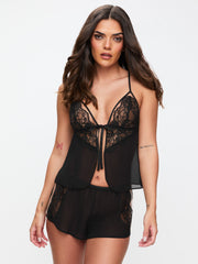Ann Summers Enchanting Satin Cami Top & Shorts Set
