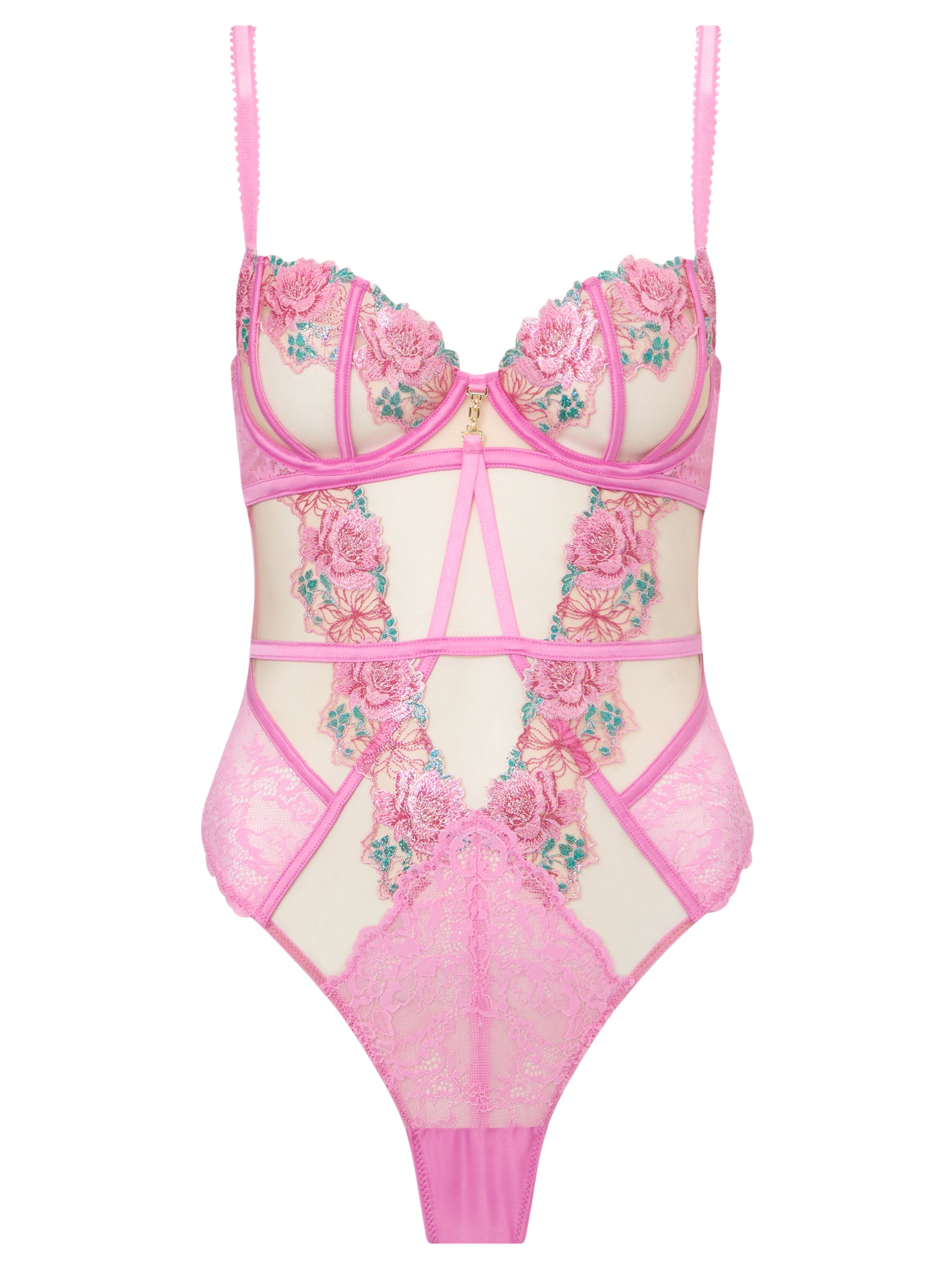 Ann Summers بودي وردة مقفصة غير مبطن