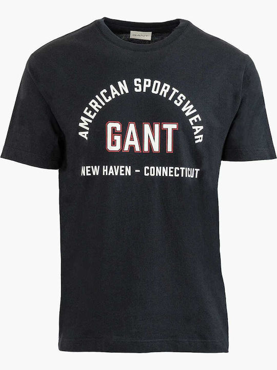 تيشيرت Gant بأكمام قصيرة وطبعة جرافيك
