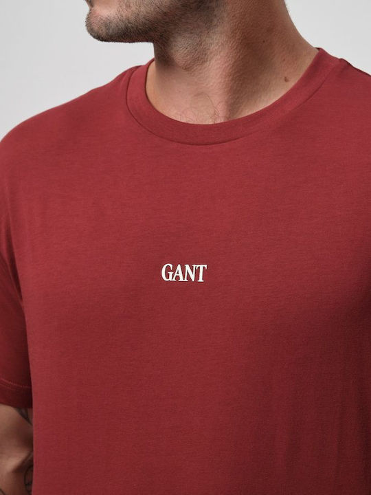 تيشيرت Gant بأكمام قصيرة وطبعة جرافيك