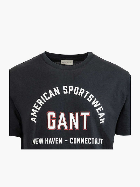 تيشيرت Gant بأكمام قصيرة وطبعة جرافيك