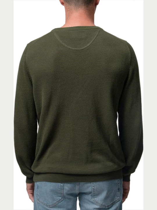 كنزة قطنية بياقة دائرية من Gant