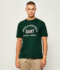 تيشيرت Gant بأكمام قصيرة وطبعة جرافيك