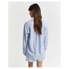 Relaxed Fit Tonal Striped Seersucker Shirt