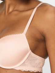 Ann Summers Harper Smooth Padded Plunge Bra Light Pink