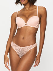Ann Summers Harper Smooth Padded Plunge Bra Light Pink