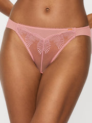 Ann Summers Lana High Leg Light Pink