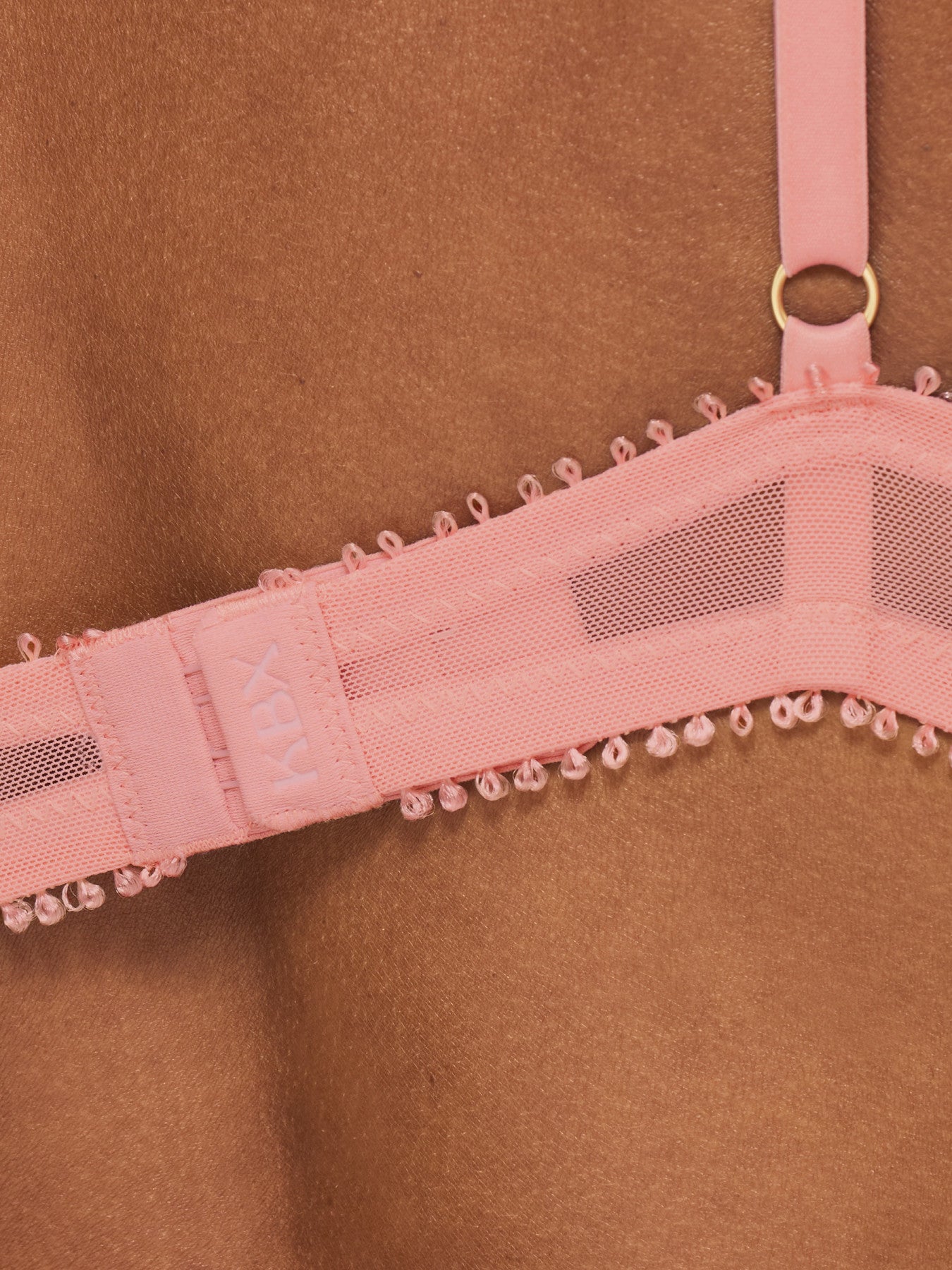 Ann Summers Lana Padded Plunge Bra Light Pink