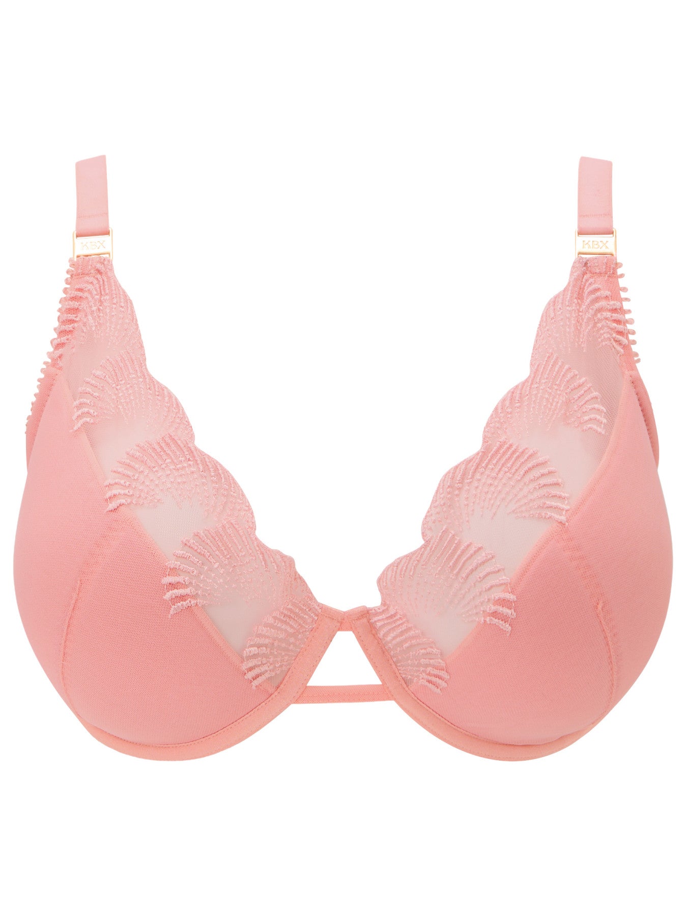 Ann Summers Lana Padded Plunge Bra Light Pink