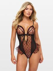 Ann Summers Queen of Hearts Crotchless Teddy
