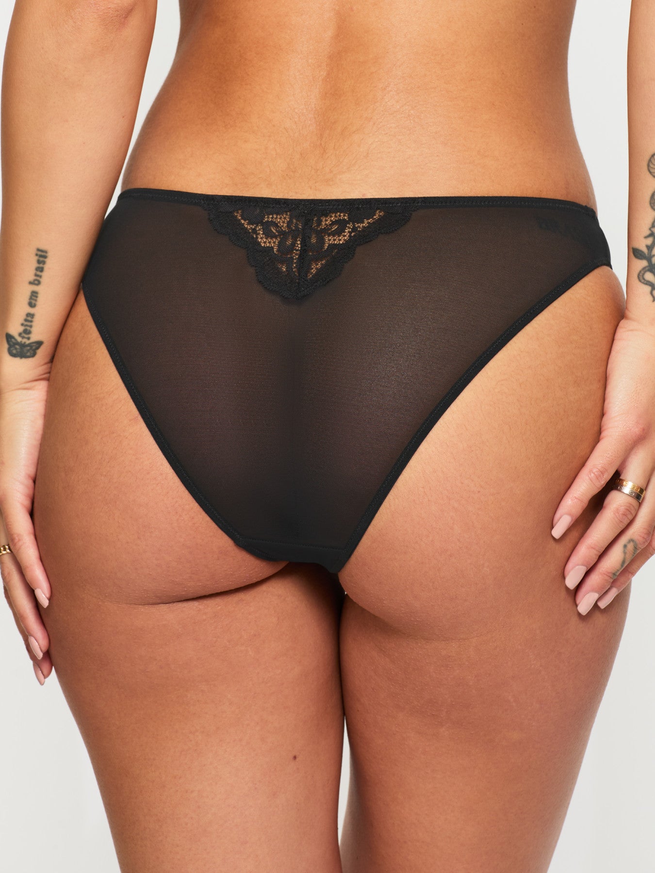 Ann Summers Sexy Lace Crotchless Brazilian