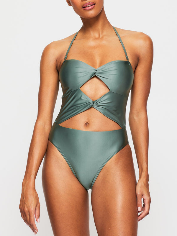 Knickerbox Swim Solid Collections Swimsuit