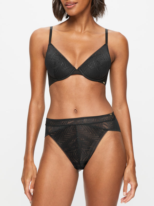 Knickerbox Tessa Padded Plunge Bra Black