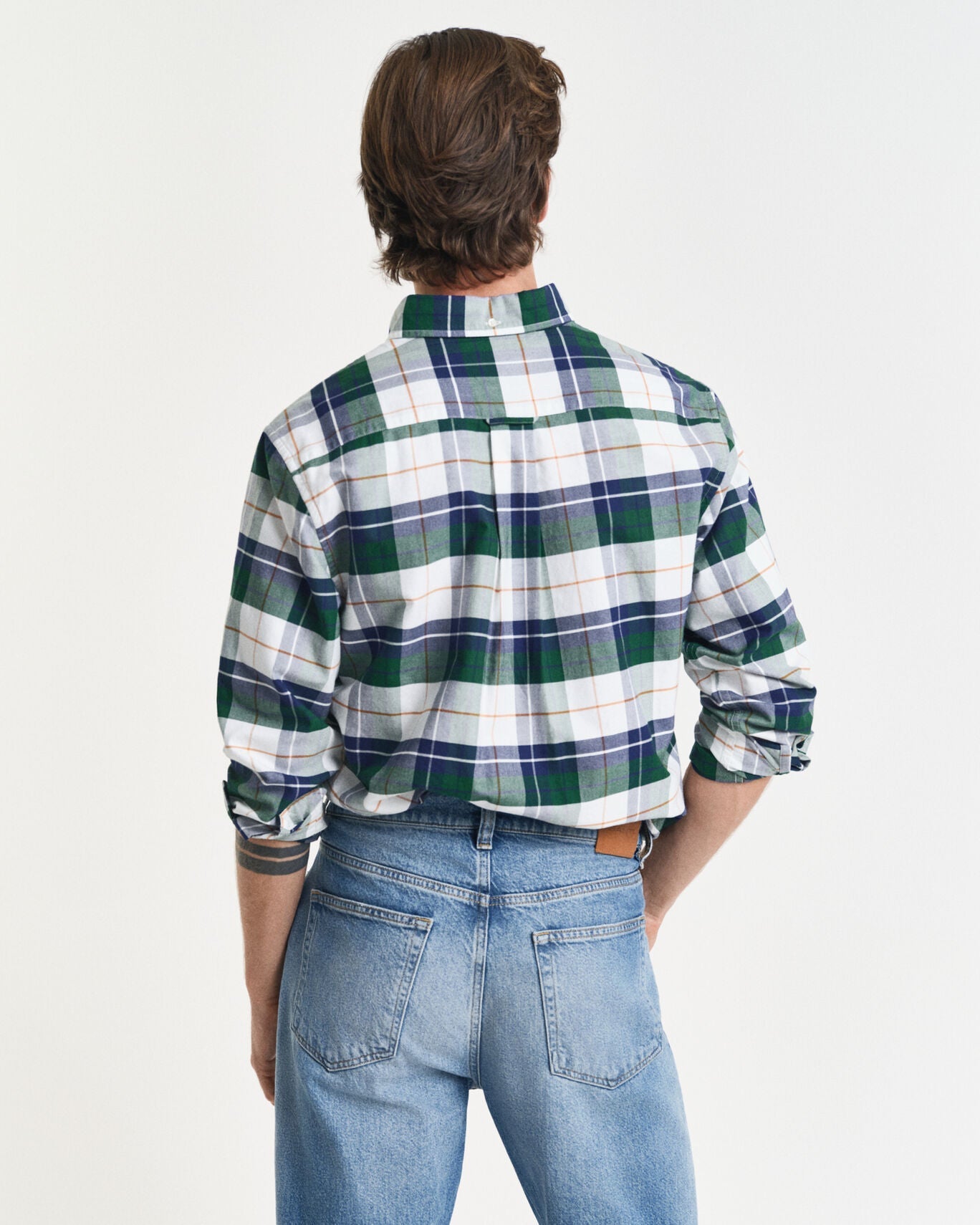 Regular Fit Checked  Classic Oxford Shirt