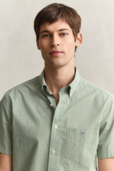 Regular Classic Poplin Gingh SS Shirt