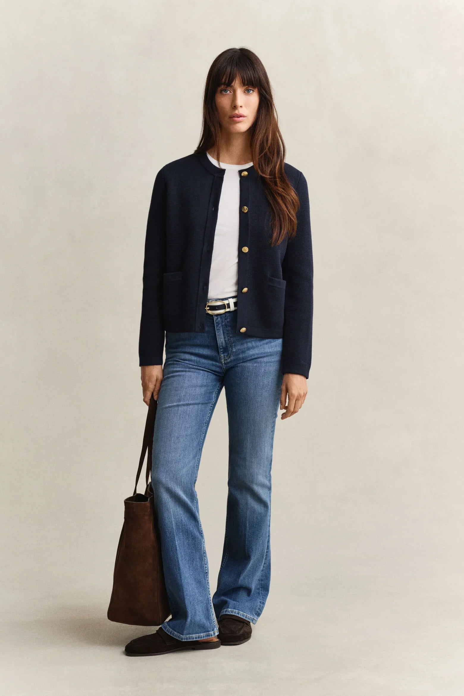Cotton Knit Jacket